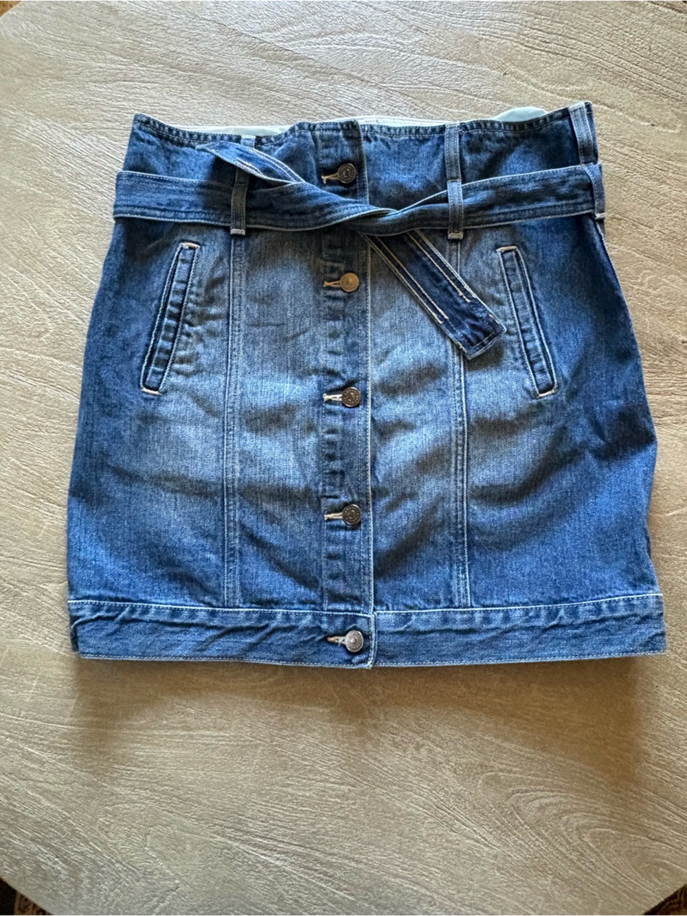 Armani Exchange Men's Dark Blue Straight Jeans with Belt